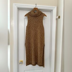 Anthropologie sleeveless sweater dress